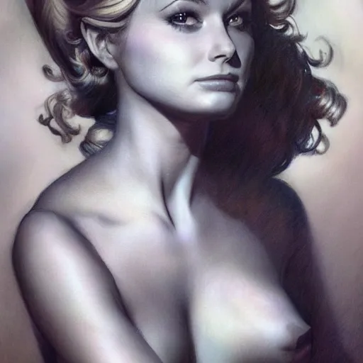 Prompt: pencil art, detailed portrait of tinker bell, intricate, hyper detailed, realistic, oil painting, by julie bell, frank frazetta, cinematic lighting