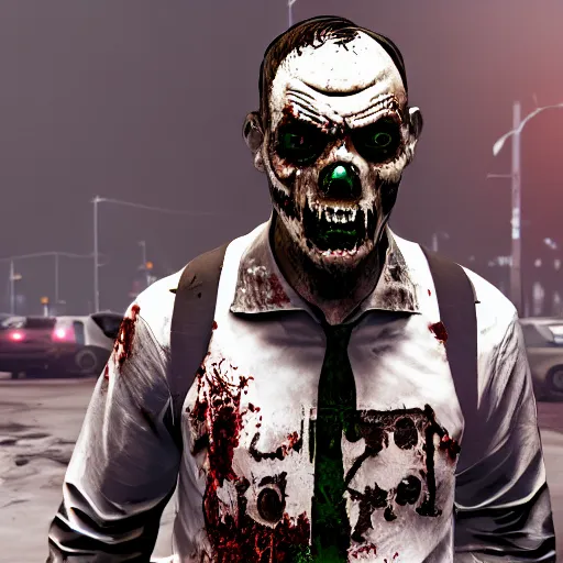 Image similar to zombie - head gta v game symbol, style of stephen bliss, urban apocalypse, icon, symbol, unreal engine, octane render