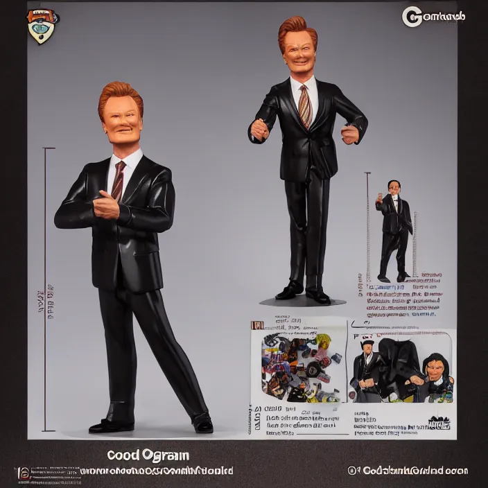 Image similar to Conan O'Brien, a GOODSMILE figure of Conan O'Brien, figurine, detailed product photo,