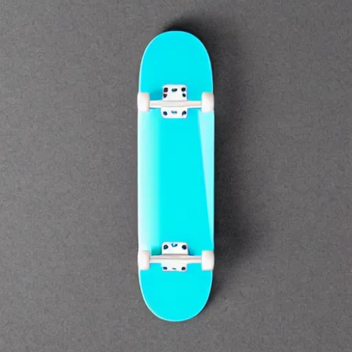 Prompt: futuristic skateboard (1987) designed by Jonathan Ive, product photo, high detail