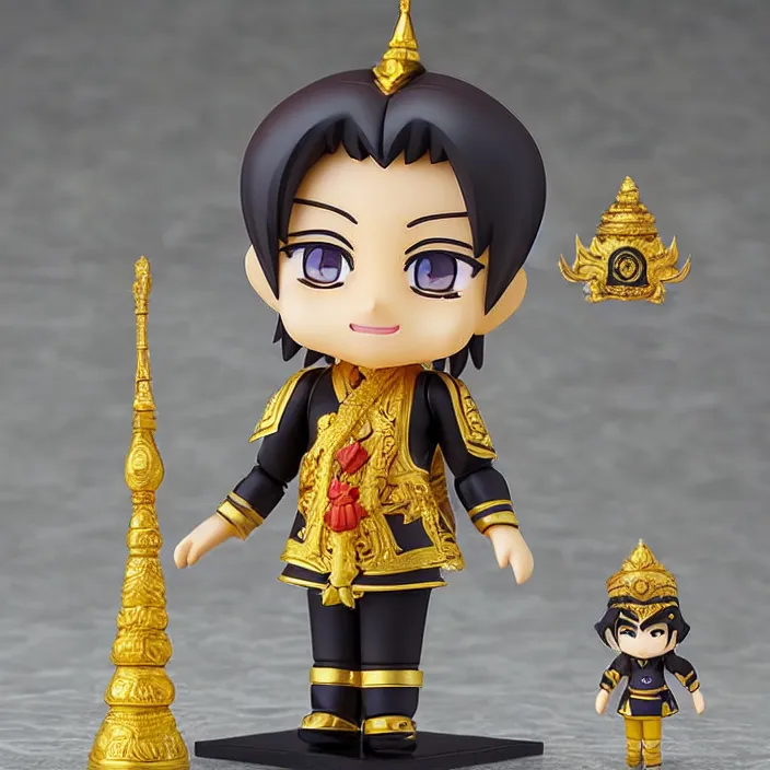 Image similar to Min Aung Hlaing from Myanmar, An anime Nendoroid of dictator Min Aung Hlaing from Myanmar , figurine, detailed product photo