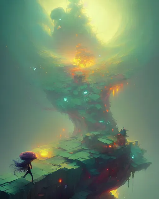 Prompt: toxicity, beauty, complex 3 d render by peter mohrbacher, ilya kuvshinov, victo ngai, ryohei hase, beautifully lit, bright, muted colors, intricate, highly detailed, sharp focus, fractal crystal, unreal engine, blender, artstation, masterpiece. fantasy art by thomas kinkade