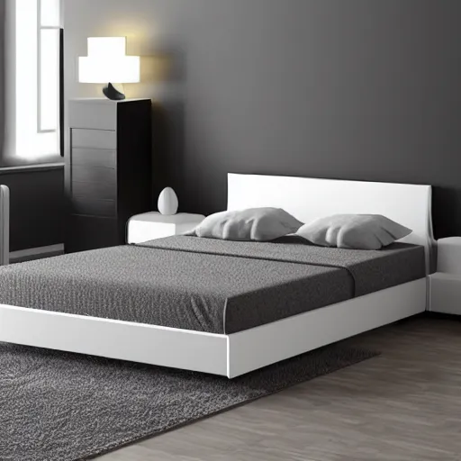 Image similar to a plastic bed, realistic, detailed