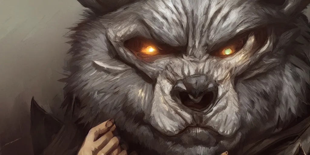 Prompt: angry high moral debauchery werewolf, portrait, highly detailed, digital painting, artstation, concept art, smooth, sharp focus, illustration, cinematic lighting, art by artgerm and greg rutkowski and alphonse mucha H 768