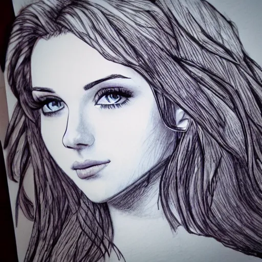 amouranth pen drawing, highly detailed | Stable Diffusion | OpenArt