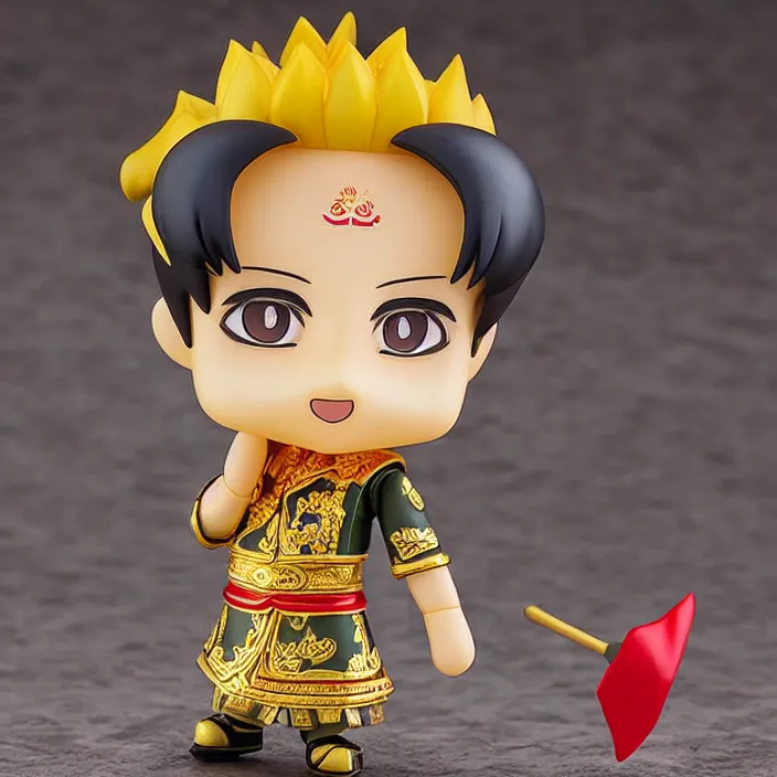 Image similar to Min Aung Hlaing from Myanmar, An anime Nendoroid of dictator Min Aung Hlaing from Myanmar , figurine, detailed product photo