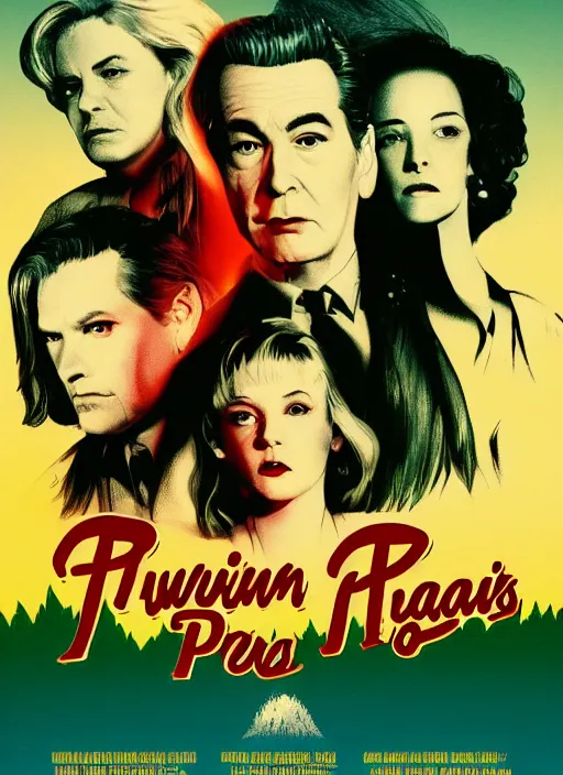 Image similar to twin peaks movie poster art by elvisdead