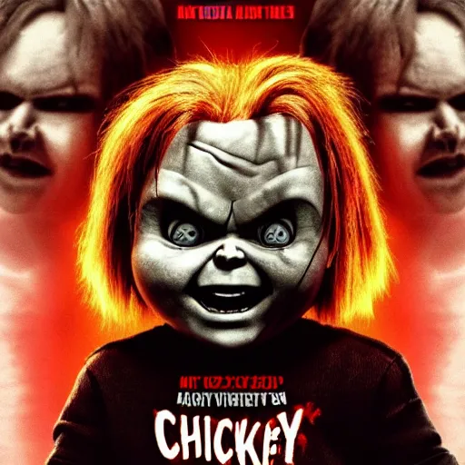 Image similar to Chucky versus Demons movie poster