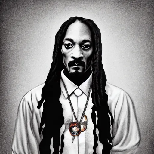 Prompt: snoop dog portait