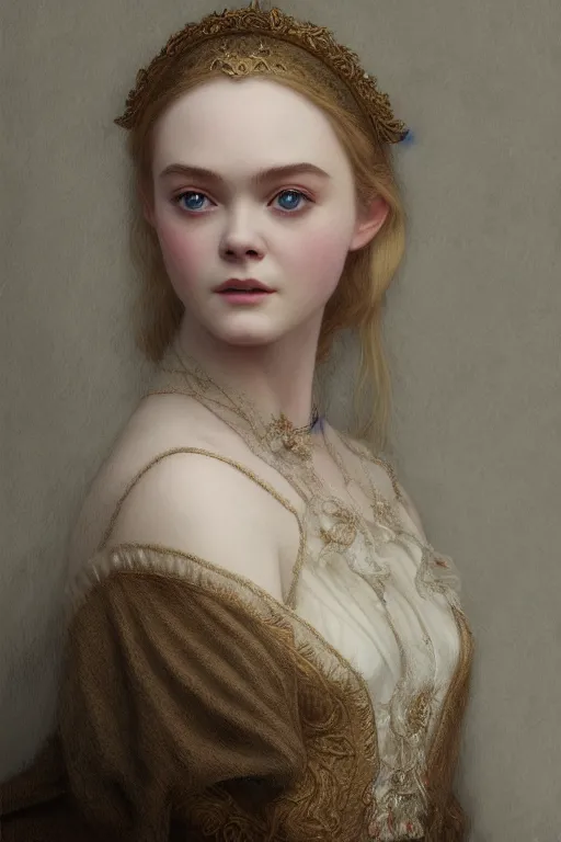 Image similar to elle fanning elle fanning elle fanning traditional corsican, intricate, highly detailed, artstation, illustration, jurgens, rutkowski, bouguereau