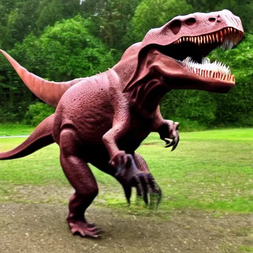 Image similar to Last try. Tyrannosaurus, action shot