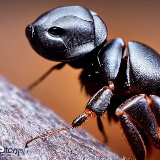 Prompt: a hybrid between a dog and an ant, photography, award - winning, national geographic channel, discovery channel, 8 k, macrophotography, close up, pentax 1 0 0 0 k