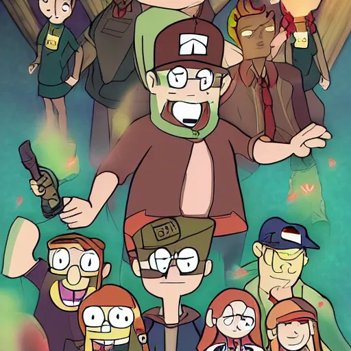 Image similar to lost episode if gravity falls