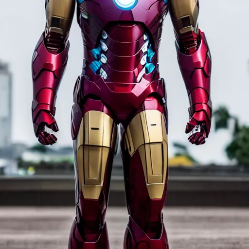 Image similar to futuristic iron man suit, 8k ultra hd, hyper detailed