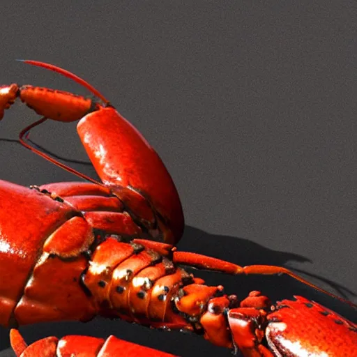 Prompt: lobster captain in ultra realistic CGI render