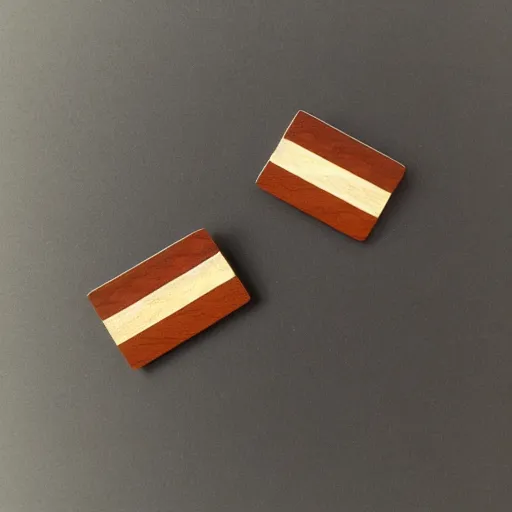 Image similar to lasercut segmented 2d wood earrings, graphic designs from 80's new wave