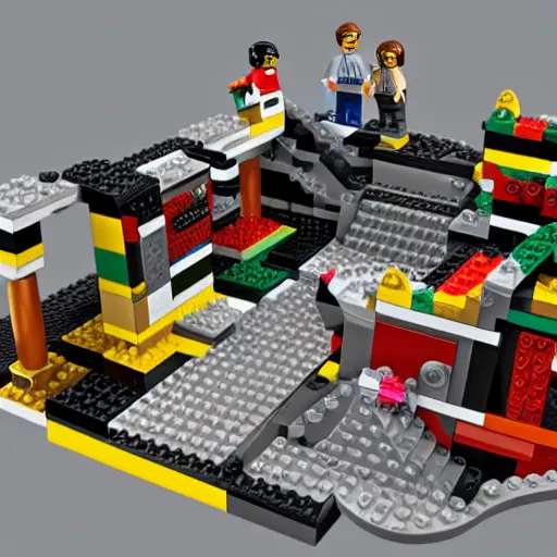 Image similar to tony hawk's pro skater lego set