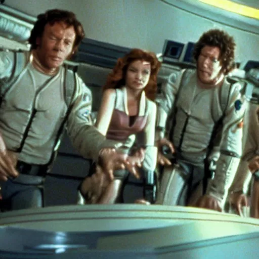 Image similar to film still of the 2001 movie space cowboys