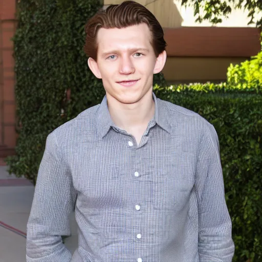 Image similar to Tom Holland at Chapman University