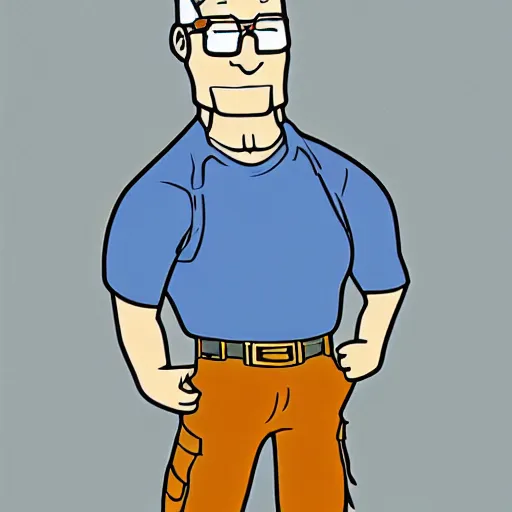 Image similar to hank hill by warren louw