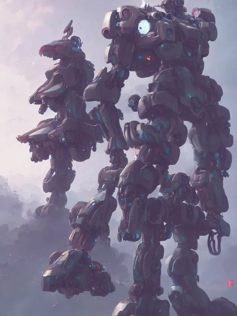 Image similar to a battle mech piloted by a cute kawaii girl, sci - fi and fantasy, intricate and very very beautiful, detailed, digital painting, artstation, concept art, smooth and sharp focus, illustration, art by tian zi and wlop