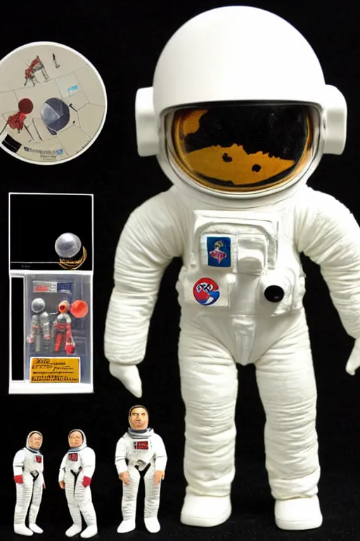 Image similar to collectable action figure 2 0 0 1 a space odyssey astronaut collectable toy action figure