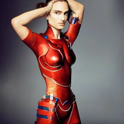 Prompt: Cyborg Natalie Portman