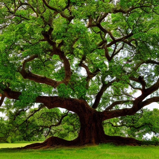 Prompt: oak tree, professional photography