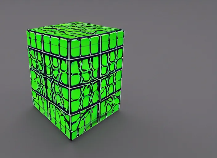 Prompt: texture of a rubicks cube uv unwrapped
