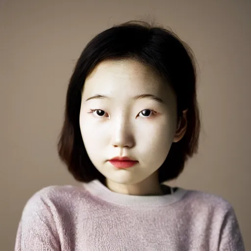 Prompt: Portrait of an 1985 young korean girl, (EOS 5DS R, ISO100, f/8, 1/125, 84mm, postprocessed, crisp face, facial features)