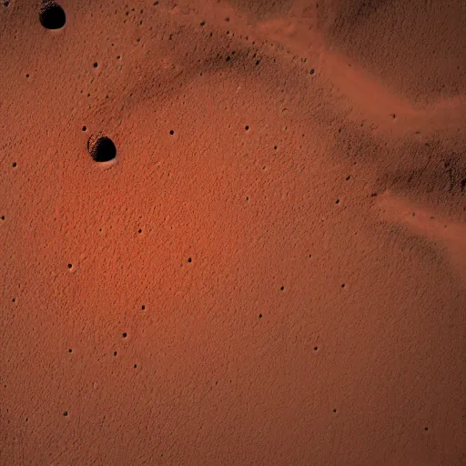 Prompt: alien footprints on Mars, 8k