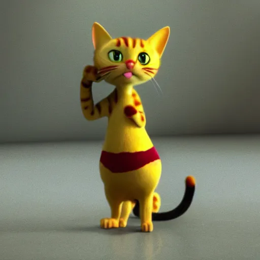 Image similar to cat by pixar