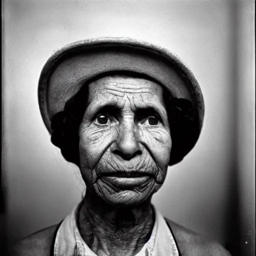 Image similar to portrait of mine worker by Diane Arbus