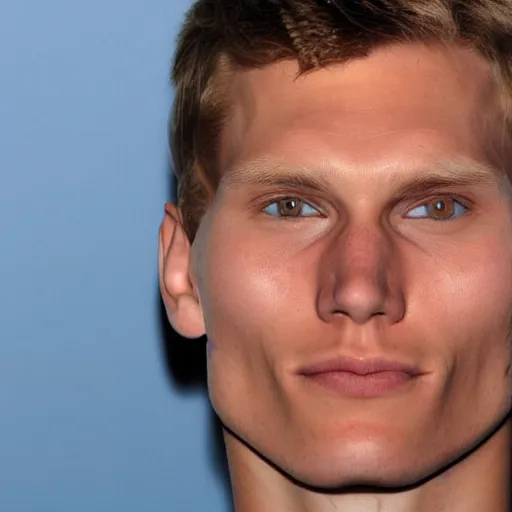 Image similar to A photograph of Jerma985 with short hair who looks like Jerma985 in the 2010s, Jerma985, looks like Jerma985, taken in the late 2010s, taken on a 2010s Camera, realistic, hyperrealistic, very realistic, highly detailed, very detailed, extremely detailed, detailed, digital art, trending on artstation, headshot and bodyshot, detailed face, very detailed face, very detailed face