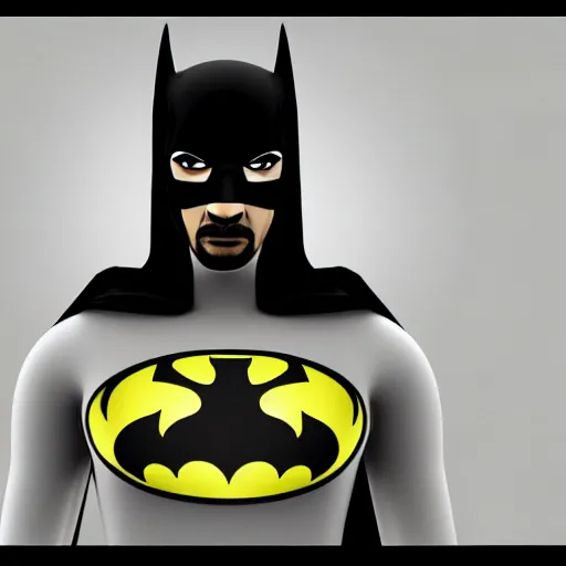 Prompt: 3 d render snoop dog as batman