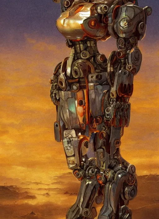 Prompt: biblical shy beautiful female mecha mage android robot, jump, rollerblades, heavy eyes to the side, closeup, bright glowing veins, in clouds, sunset, portrait, by gerald brom, by mikhail vrubel, by peter elson, muted colors, extreme detail, reflections, trending on artstation, 8 k