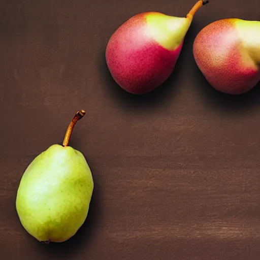 Image similar to A set of pears on a website