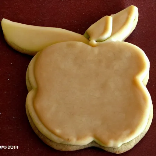 Image similar to apple made out of cookies