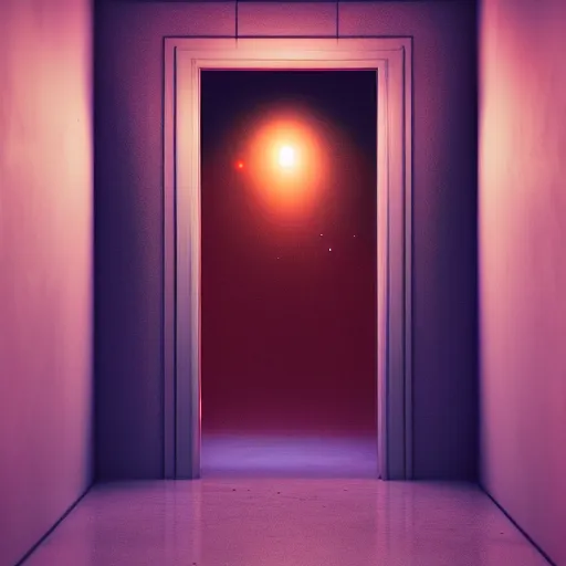 Prompt: a doorway to another universe, movie poster style, volumetric lighting, hyperrealistic, octane render, artstation