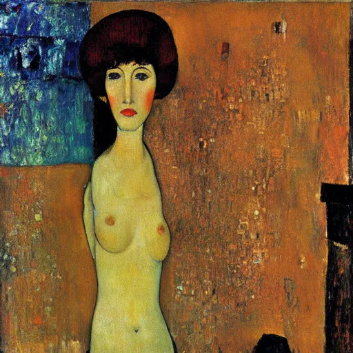 Image similar to anything, modigliani, klimt, whistler,