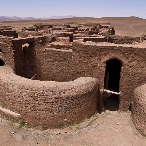 Image similar to Abandoned city Khara-Khoto黑水城, Inner Mongolia, China. Built in 1032, thrived under the rule of the Western Xia dynasty