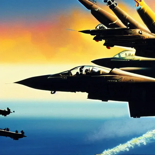 Image similar to top gun movie crossover of last of the mohicans fantasy art 4 k photo