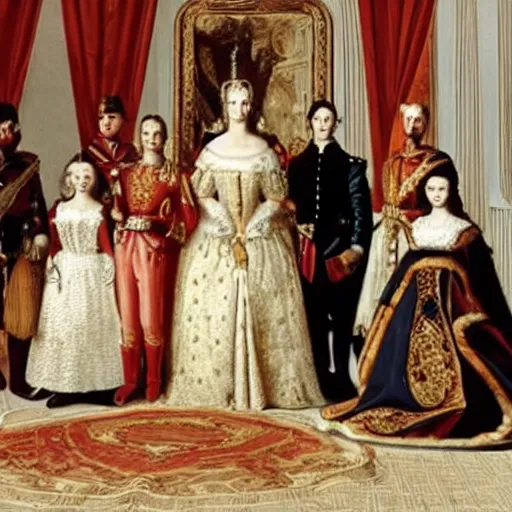 Image similar to king of france and his family in 2 0 2 2