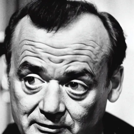 Image similar to bill murray in psycho ( 1 9 6 0 )