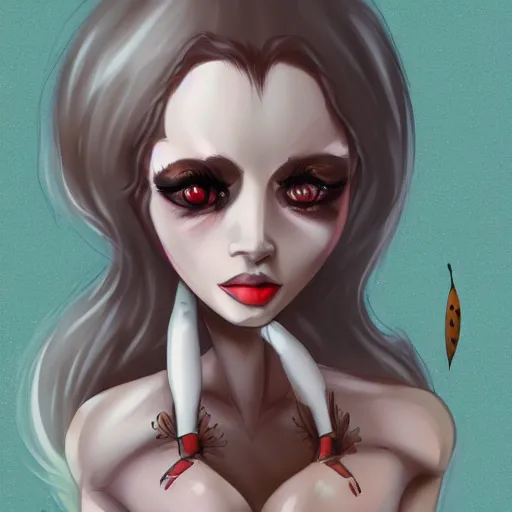 Image similar to humanoid anthropomorphic female moth, amazing concept art, fursona, half-moth half-woman, hybrid