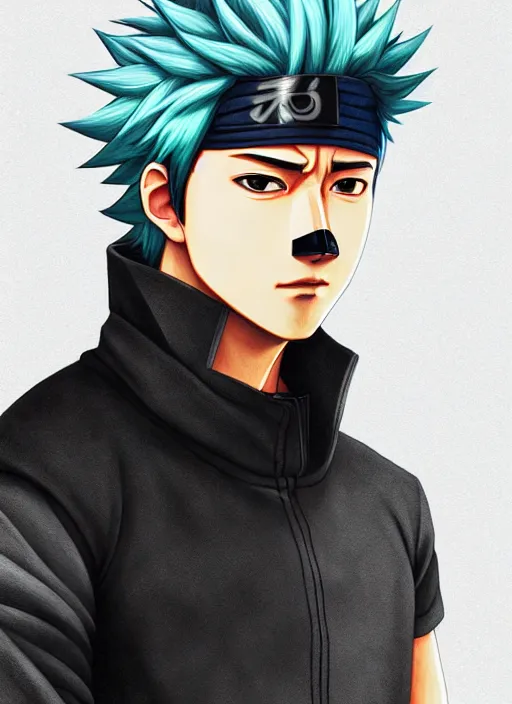 Kakashi semi realista FanArt (higoarts)