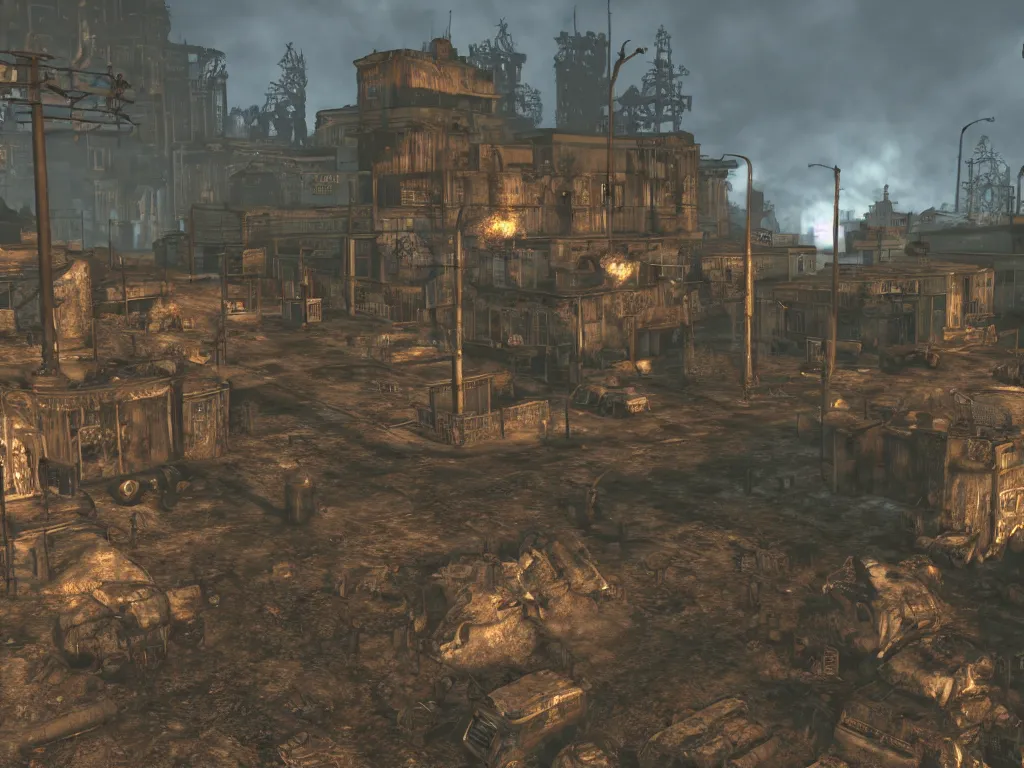 Image similar to fallout 2 hd remastered screenshot unreal engine 5