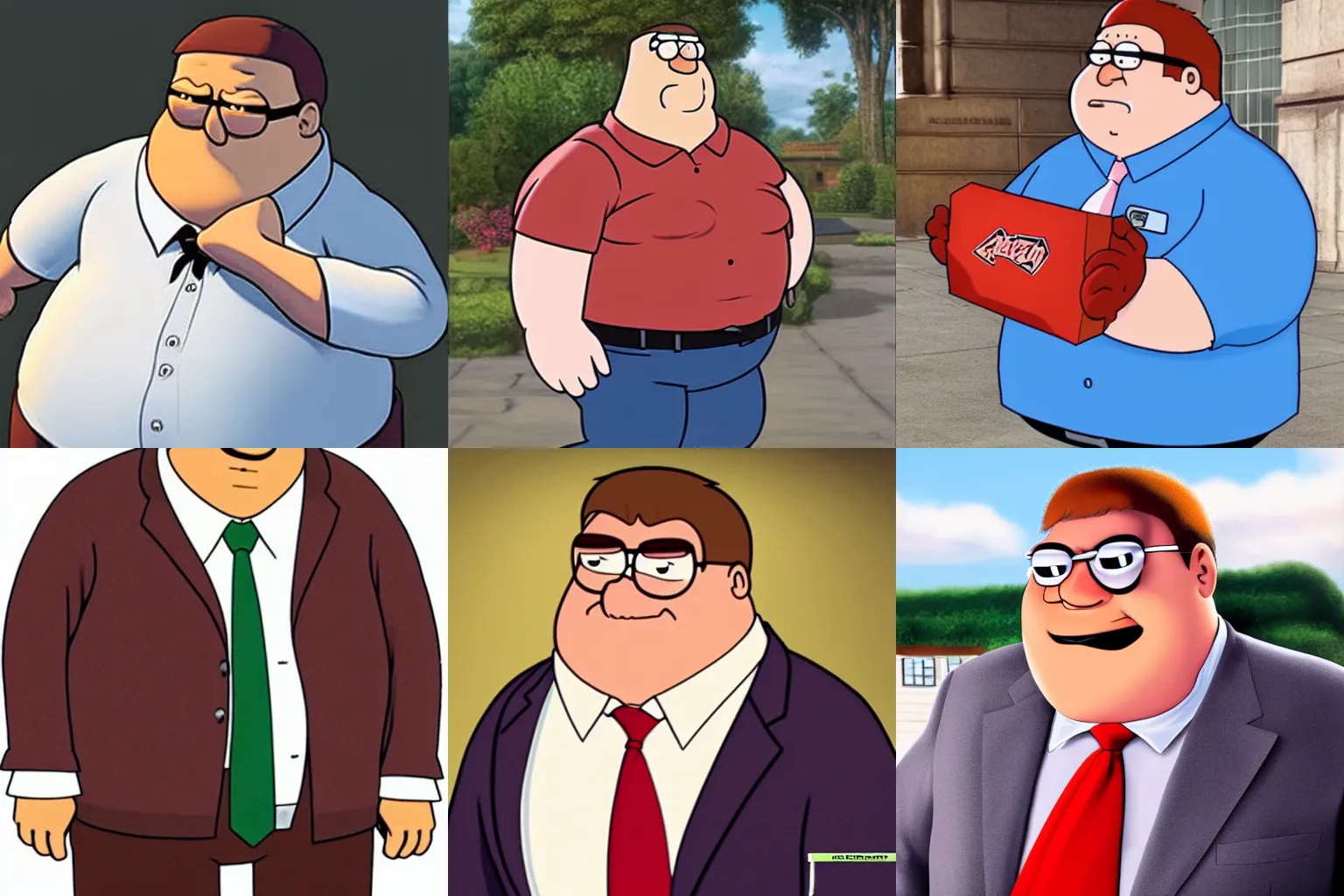 Prompt: ultra realistic photograph of peter griffin in real life