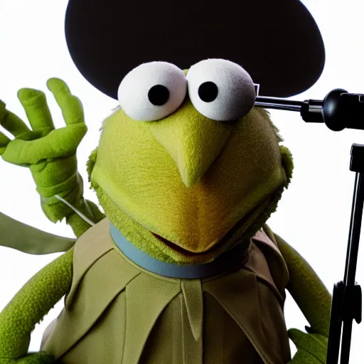 Prompt: studio portrait still of muppet!!!!! kenobi!!!!!! as a muppet muppet as a muppet, 8 k, studio lighting, key light,