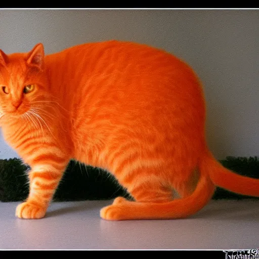 Prompt: an [ [ [ [ orange ] ] ] ] kitty front view